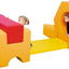 Foam cilinder smal 120x30cm - Rood