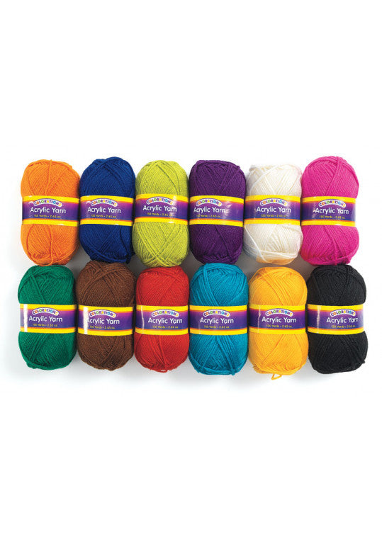 Wol yarn assorti set van 12 stuks 75 gram