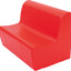 Hoge zitbank 85cm zithoogte 34 cm - Rood