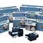Labeltape Dymo 45021 D1 720610 12mmx7m wit op zwart