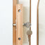 Klaptafel Flexi - geel 70-76cm
