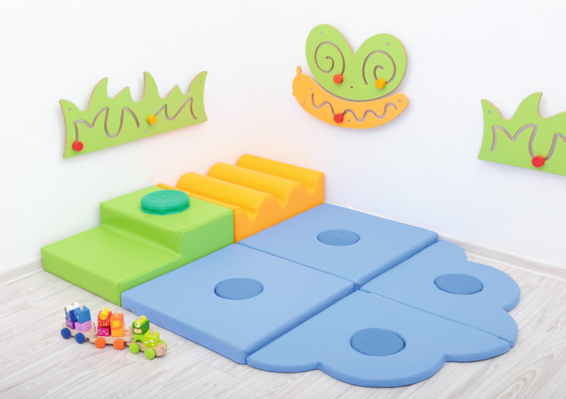 Foam Vierkant sensorisch 60x60x10cm - Blauw