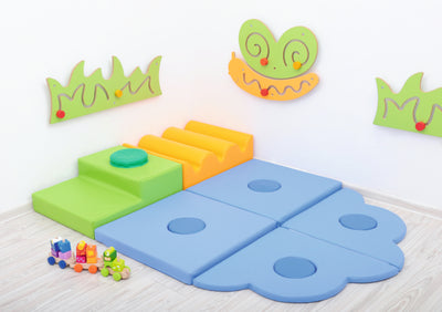 Foam Vierkant sensorisch 60x60x10cm - Blauw