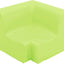 Lage hoekbank 51,5cm zithoogte 20cm - Lichtgroen