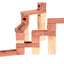 Knikkerbaan hout, 60 dlg.