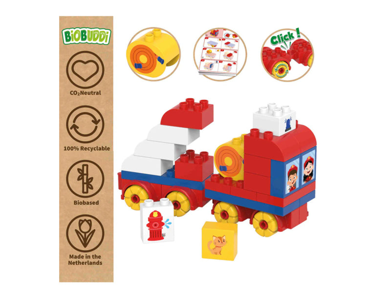 BiOBUDDi Brandweer auto BB-0249