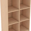 Medium kast met 2 planken en scheidingswand