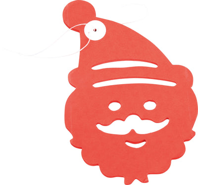 Papieren slinger - kerstman