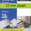 Labeltape Brother P-touch TZE-731 12mm zwart op groen