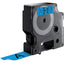 Labeltape Dymo 45806 D1 720860 19mmx7m zwart op blauw