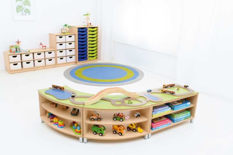 Flexi set 101  - kasten met autobaan