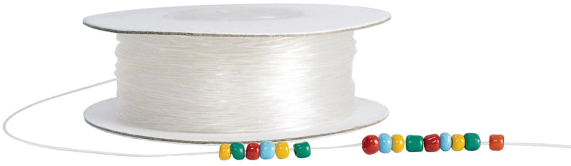 Elastisch rijgdraad 1mm transparant 90 meter op rol