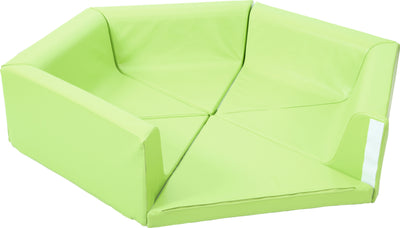 Driehoekig zitje - groen