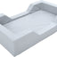 Foam bed met uitsparingen 128x75x25cm - Grijs