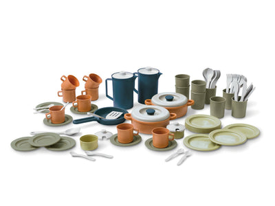 Eco koffie- en eetservies 79 dlg.