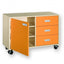 Kast met deur en 3 laden