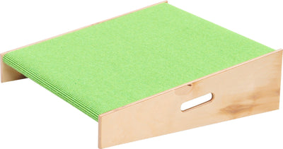 Schuin platform, hoogte 20 cm, lichtgroen
