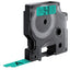 Labeltape Dymo 45019 D1 720590 12mmx7m zwart op groen