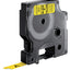 Labeltape Dymo 40918 D1 720730 9mmx7m zwart op geel