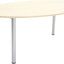 Ovale tafel esdoorn 120 x 200 cm