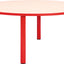 Ronde Quint-tafel 90 cm 40-58cm rood
