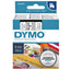 Labeltape Dymo 43610 D1 720770 6mmx7m zwart op transparant