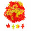 Herfst blaadjes 7,5 cm. 200 stuks