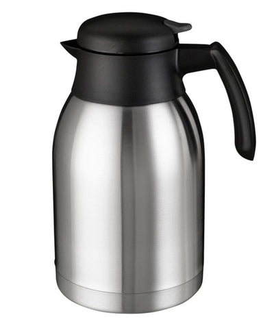 Thermoskan Bravilor dubbelwandig 2 liter RVS-zwart