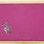 Prikbord 90 x 120 cm - roze