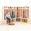 Mariposa garderobe - hoekmodel, hoog