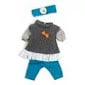 Winterkleding jurk | Voor poppen van 38 cm