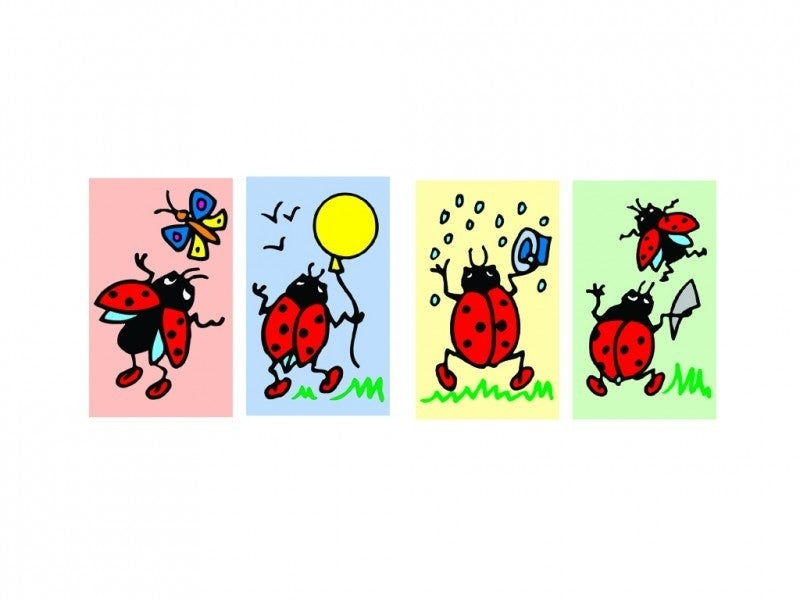 Stickers Lieveheersbeestjes - serie 43