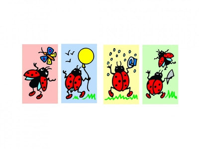 Stickers Lieveheersbeestjes - serie 43