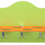 Plank voor bekers en accessoires - groen