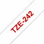 Labeltape Brother P-touch TZE-242 18mm rood op wit