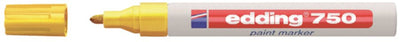 Viltstift edding 750 lakmarker rond geel 2-4mm