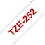 Labeltape Brother P-touch TZE-252 24mm rood op wit