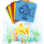 Afwrijfplaatjes 13x13cm - Dieren