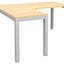 Kvadra hoek bureau tafel 160 cm. links