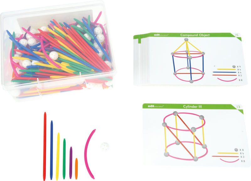 Bouwpakket voor het bouwen van solide figuren