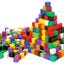 Plastic kubus blokken
