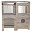 Duobox spijlen kijkgat - Grey Craft Oak