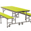 Mobiele tafel- en zitgeheel met 3 toepassingen 240cm
