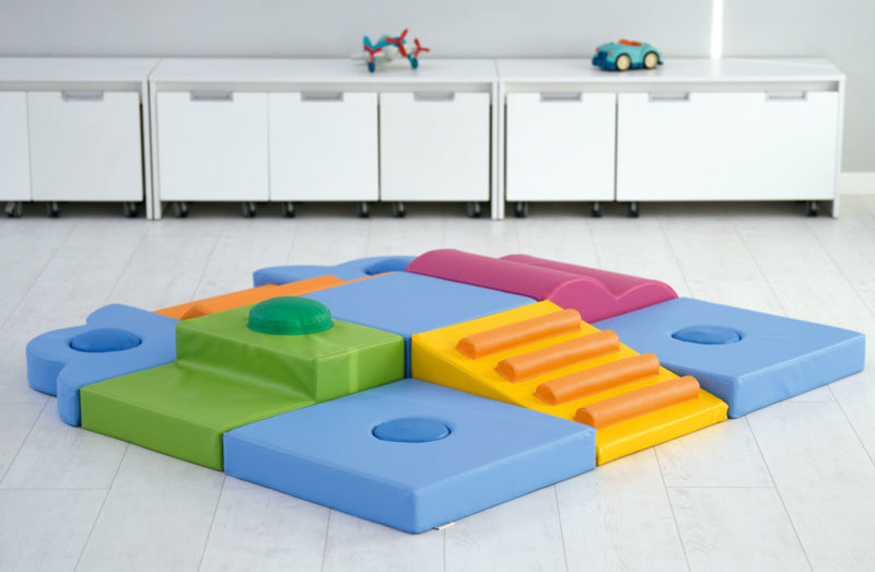 Foam Vierkant sensorisch 60x60x10cm - Blauw