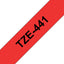Labeltape Brother P-touch TZE-441 18mm zwart op rood