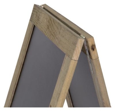 Stoepbord Securit 72x131x4cm steigerhout