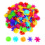 Bloemen polyester 5cm assorti 300 stuks