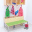 Flexi combibank 4, zithoogte 35 cm., groen