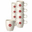 12 stuks Kopje Douwe Egberts espresso 70ml wit