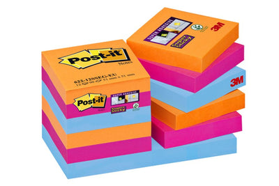 Memoblok 3M Post-it 622-SSEG Super Sticky 47.6x47.6mm Bangkok